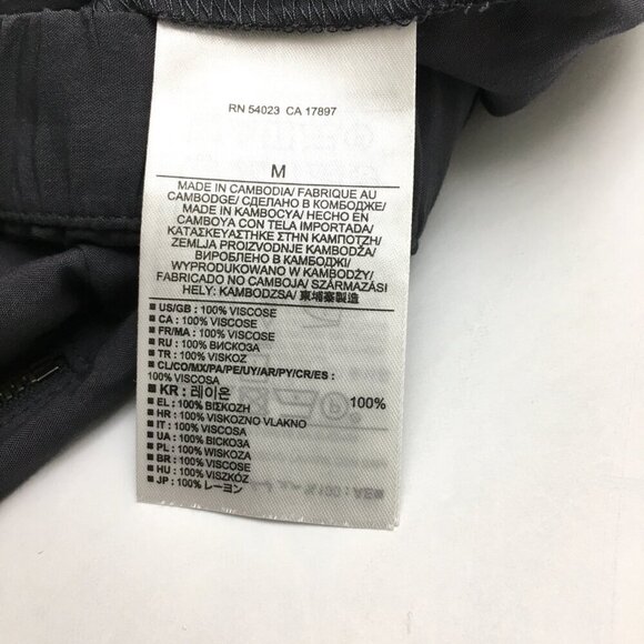 NEW Banana Republic Women's Dark Grey Joggers Lightweight Ankle Zipper Medium - Picture 9 of 10